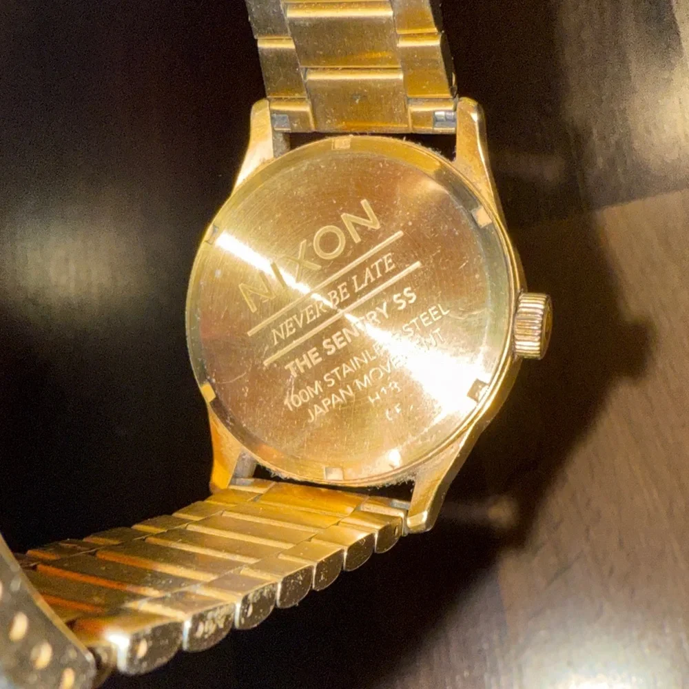 Nixon Gold-Tone Men's Watch The Sentry SS